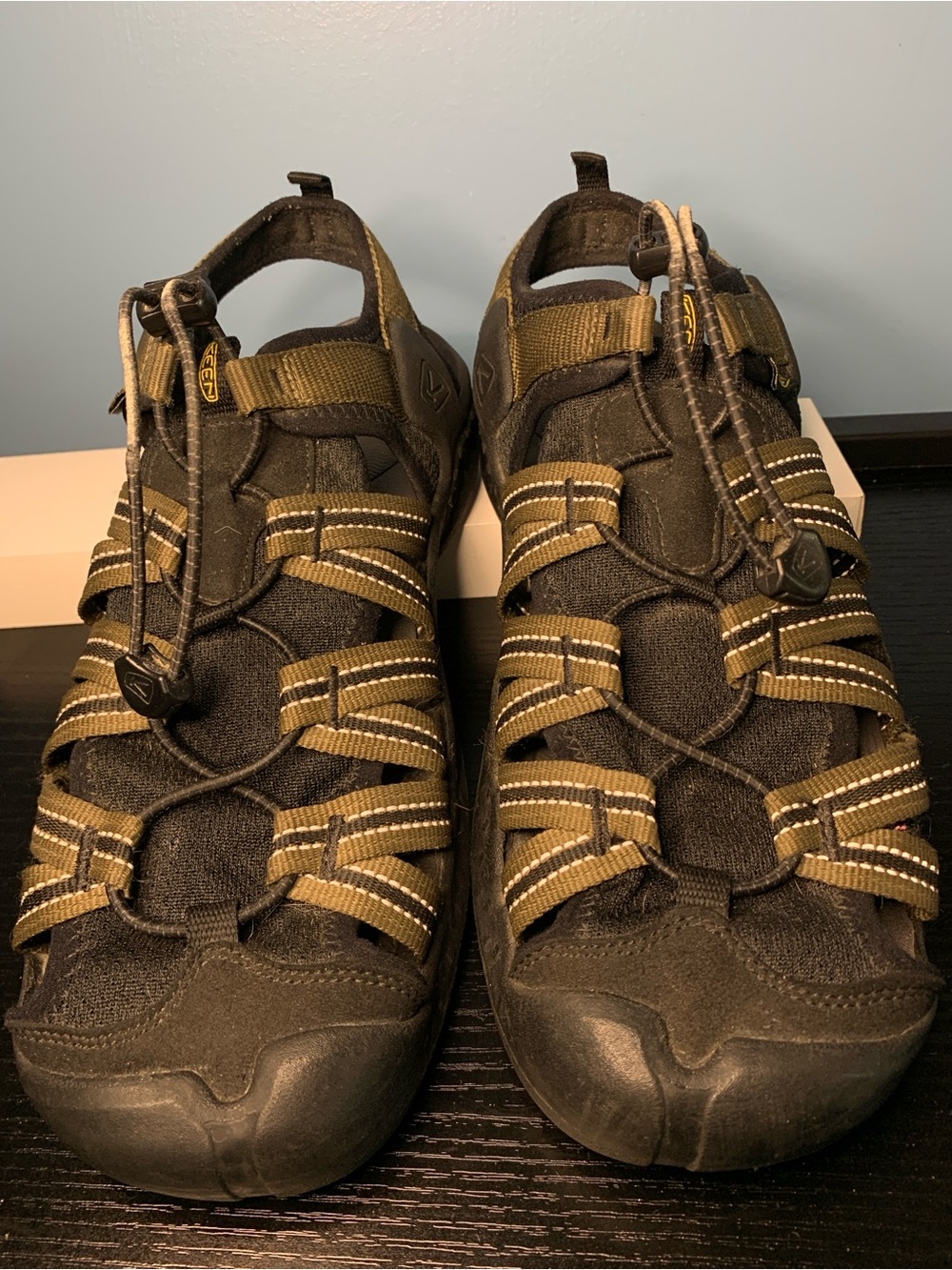 Keen Women’s Black and Olive Sport Sandals